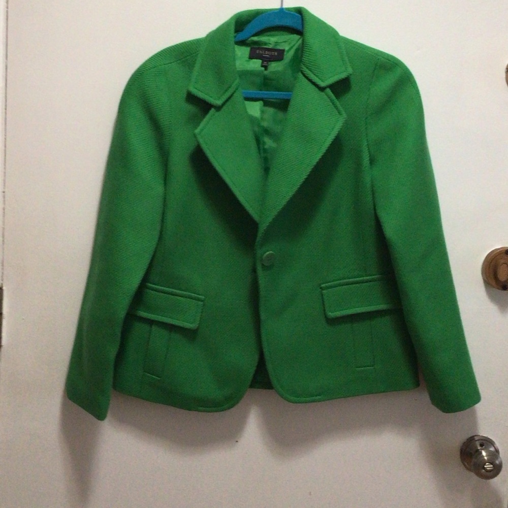 Talbots Vibrant Green Women's Blazer